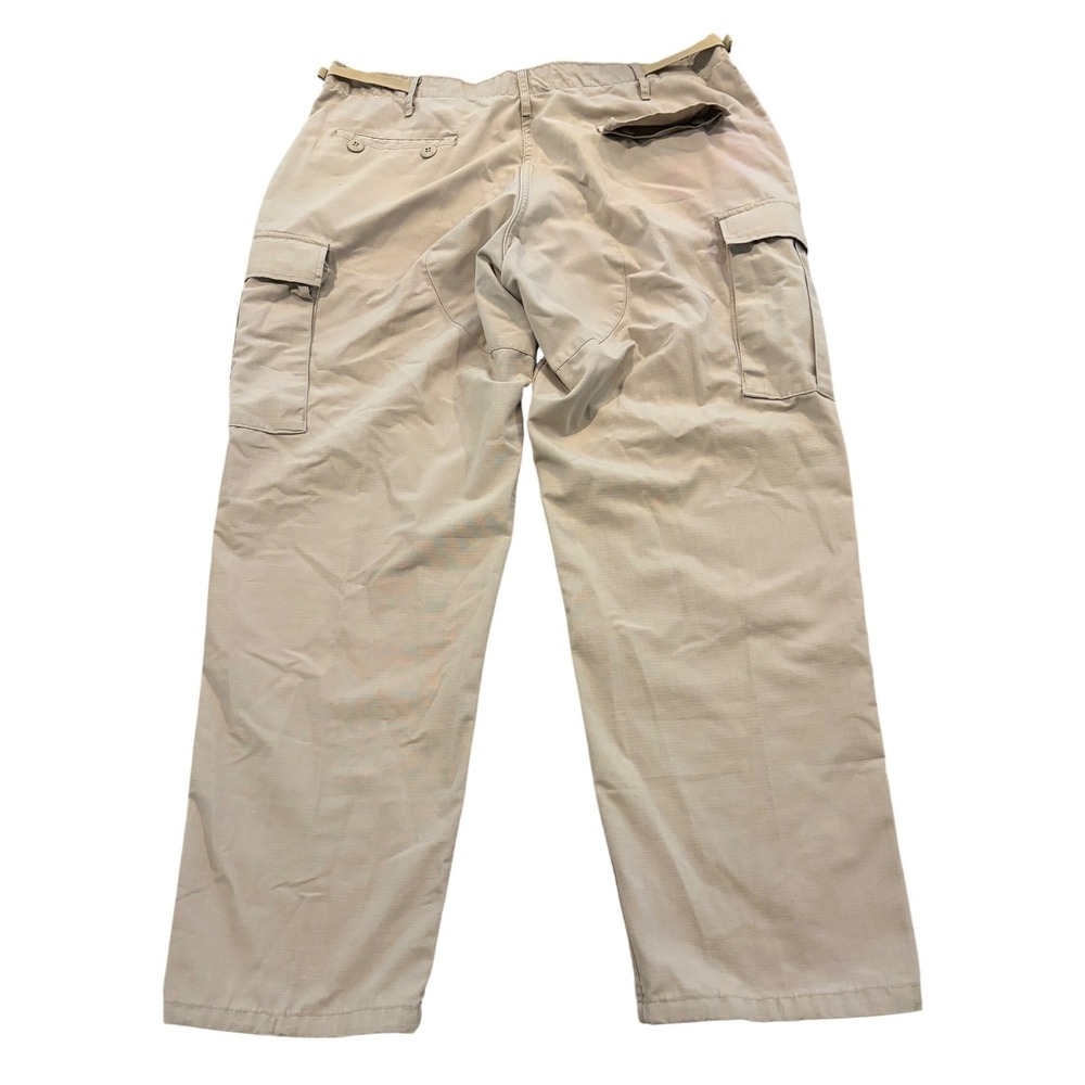 Tru-Spec Men XL Tactical Cargo Pants Tan Beige Drab Ripstop Utility EUC